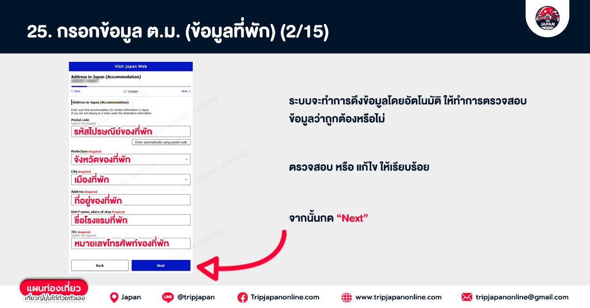 กรอกตรวจคนเข้าเมือง ญี่ปุ่น